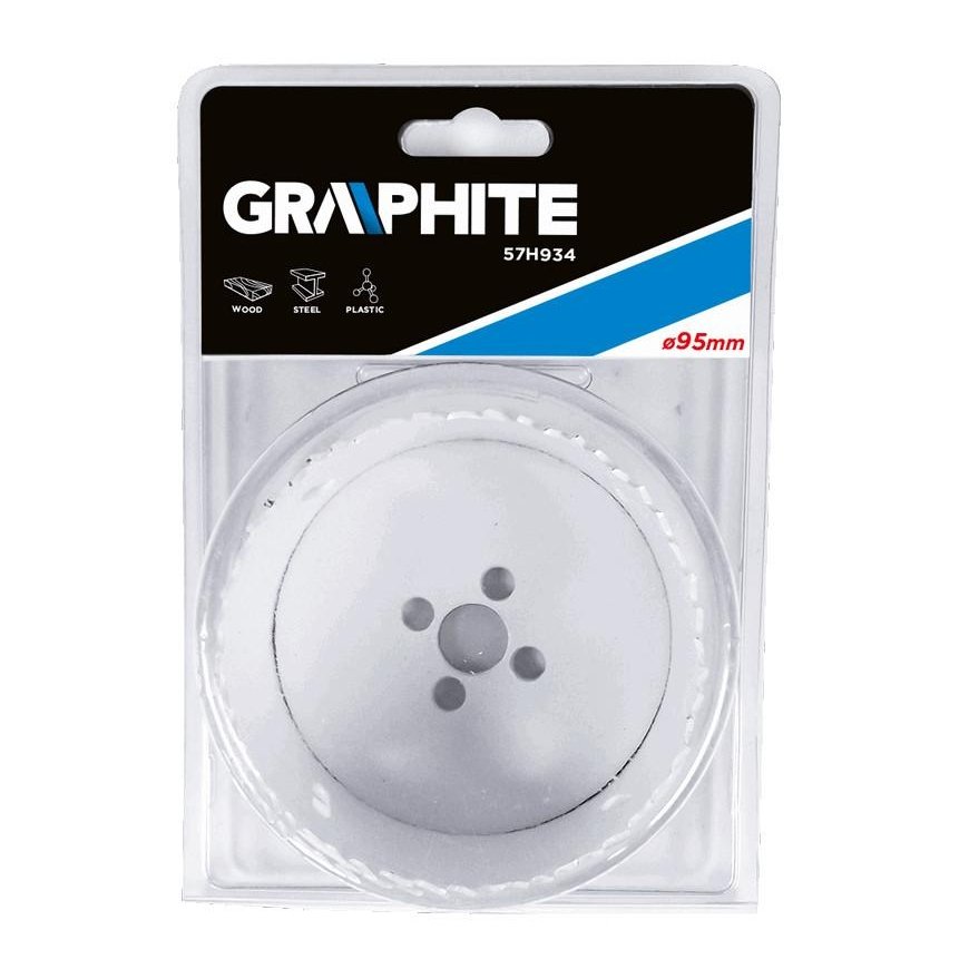 Graphite Grafitinis 95 mm bimetalinis skylių pjūklas - 57H934 – 3