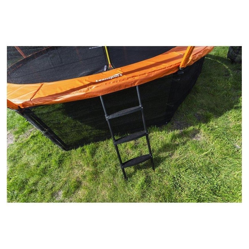 Trampoline Lean Sport 366 cm, black orange – 7