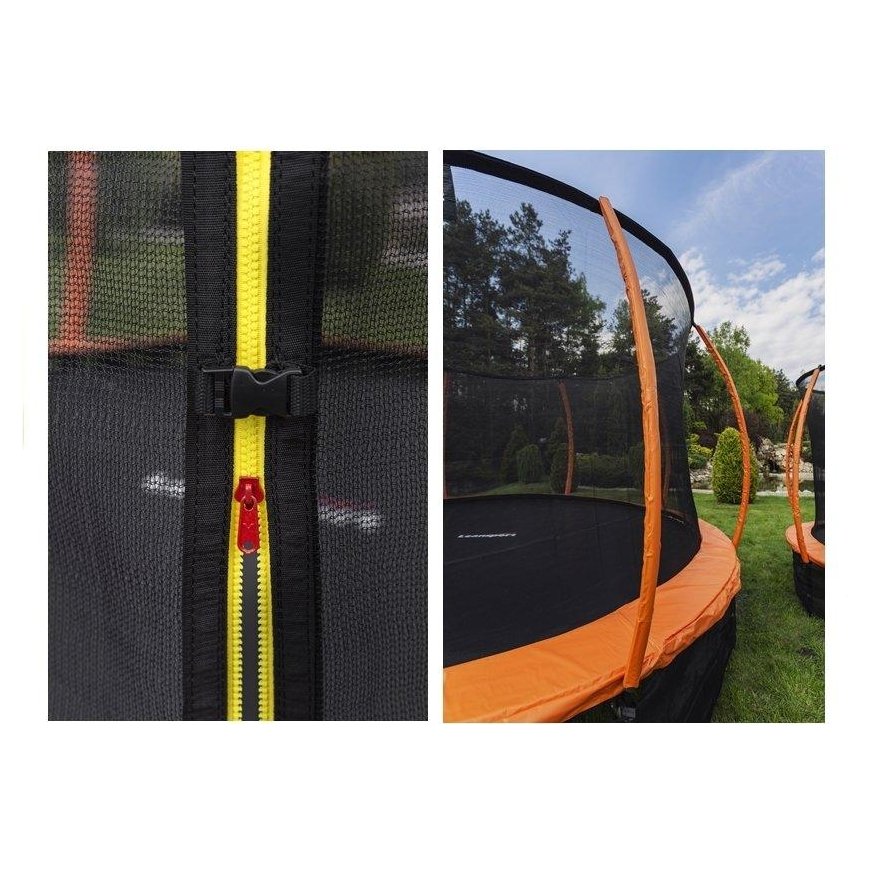 Trampoline Lean Sport 366 cm, black orange – 11