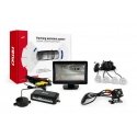 Amio 01102 4 sidabrinių jutiklių rinkinys TFT 4,3 su Night Vision 301 kamera Amio 01102 4 sidabrinių jutiklių rinkinys TFT 4,3 su Night Vision 301 kamera