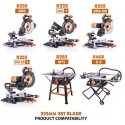 „Evolution“ daugiafunkcis TCT pjūklas „Evolution RAGE 255mm 28z“ (EVO-255-MULTI)