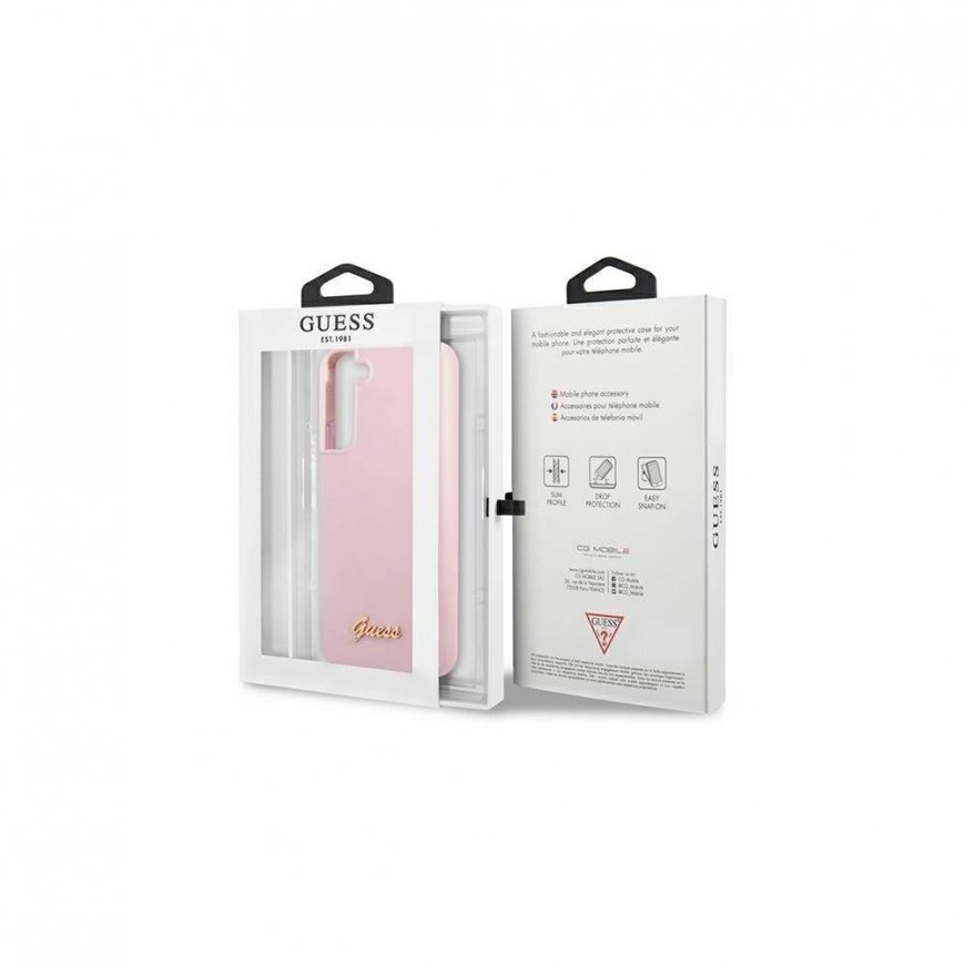 Guess Spėjimas spėjimas GUHCS22MLSLMGLA S22 + S906 levanda/levandų hardcase Silicone Script Metal lo – 5