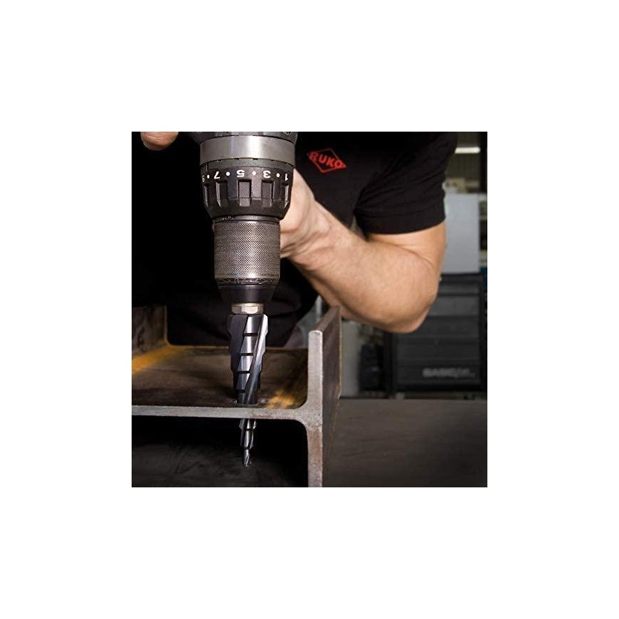 Step drill RUKO ULTIMATECUT HSS Ø6-27mm – 4