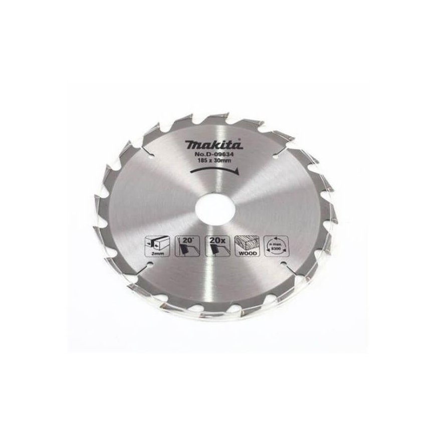 Pjovimo diskas medžiui MAKITA 185x30/20/16x2,0mm 20T – 2