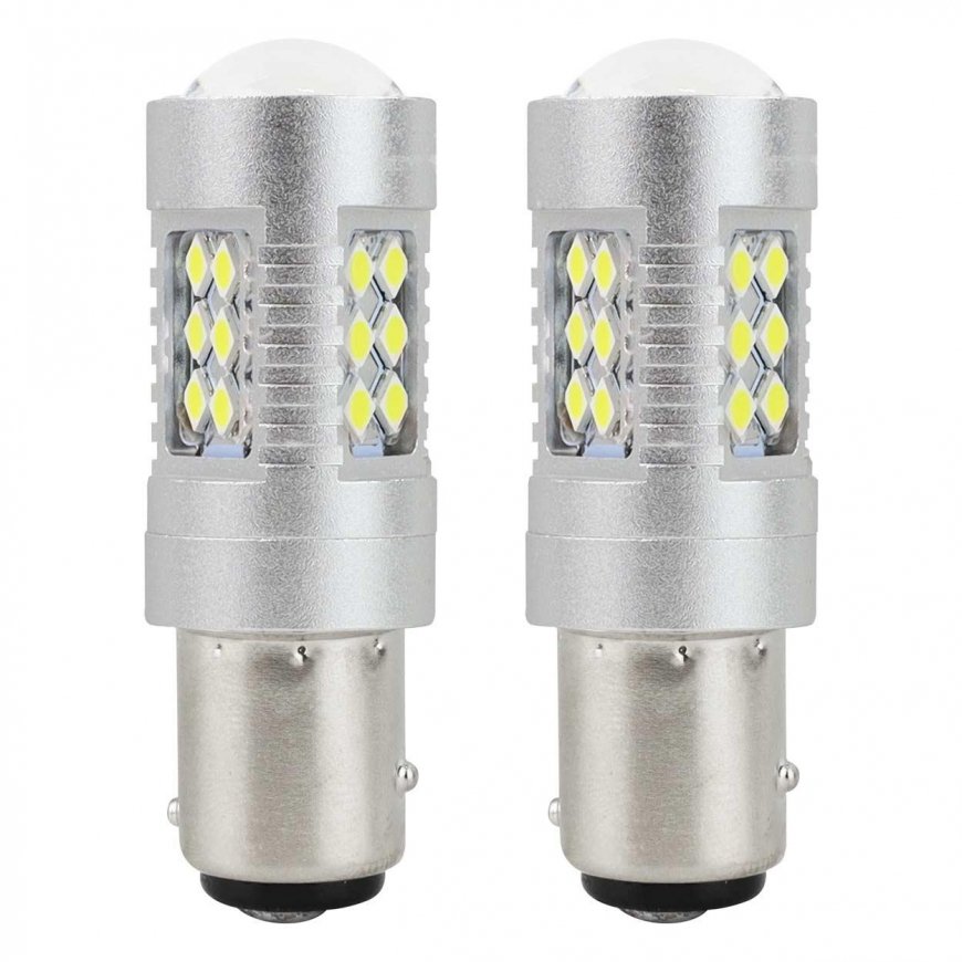 Amio 01438 Led Vertex Canbus 24SMD 3030 1157 (P21/5W) White 12V/24V 2 pieces – 3