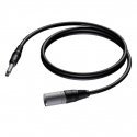 Cable Procab Jack 6.3 mm - XLR 1.5 m black (CLA724 / 1.5) Cable Procab Jack 6.3 mm - XLR 1.5 m black (CLA724 / 1.5)