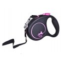 Flexi Black Design S 5 m koera sissetõmmatav plii Flexi Black Design S 5 m koera sissetõmmatav plii