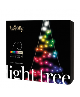 Twinkly 2D Christmas tree 100LED/2m high/IP44 TWWT050SPP-BEU