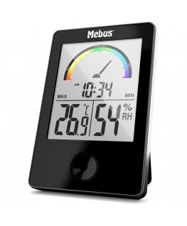 Mebus 40929 Thermo-Hygrometer schwarz