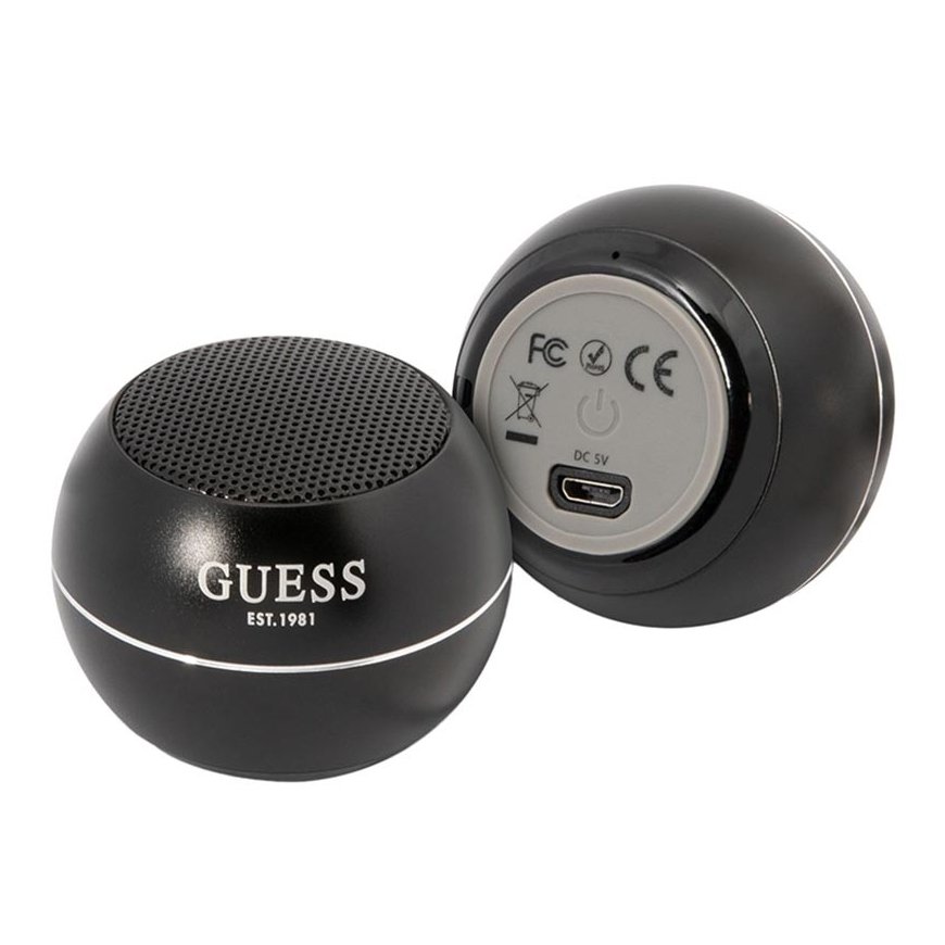 Guess Mini Bluetooth Speaker 3W 4H Black – 3