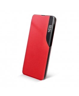 Blun Smart View Premium Matt Eco-leather Magnetic Fix Book case Samsung A73 5G (A736B) Red