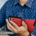 Blun Smart View Премиум матовый эко кожаный магнитный Чехол-книжка со стендом и окошком Samsung A73 Blun Smart View Премиум матовый эко кожаный магнитный Чехол-книжка со стендом и окошком Samsung A73