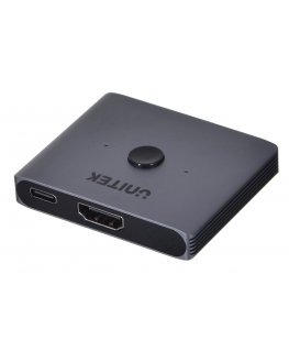 UNITEK SWITCH HDMI BIDIRECTIONAL 2.1 8K 2IN1OUT