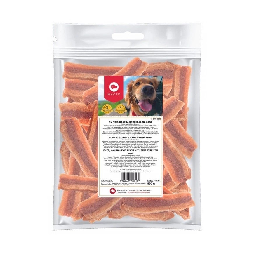 MACED Przysmak trio kaczka królik jagnięcina 500g