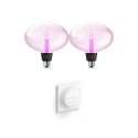 Philips Hue White & Col. Amb. Lightguide Ellipse 500l 6.5W 2er Philips Hue White & Col. Amb. Lightguide Ellipse 500l 6.5W 2er
