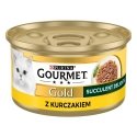 PURINA Gourmet Gold Succulent Delights Chicken - märg kassitoit - 85g