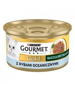 PURINA Gourmet Gold Succulent Delights Ocean fish - wet cat food - 85g