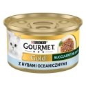 PURINA Gourmet Gold Succulent Delights Okeāna zivs - mitrā kaķu barība - 85g