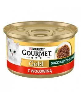 PURINA Gourmet Gold Succulent Delights Beef - wet cat food - 85g