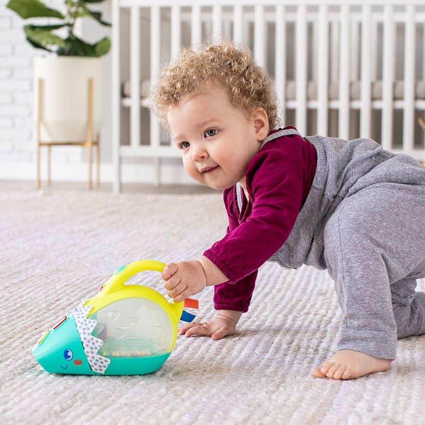 INFANTINO "Push & pop" Muzikālais mini putekļsūcējs ar gaismām – 5