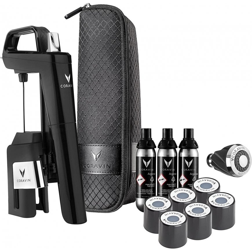 Coravin Weinsystem Timeless Six + 6 Stück