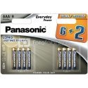 Panasonic Everyday Power LR03EPS/8B 6+2 pack Panasonic Everyday Power LR03EPS/8B 6+2 pack