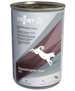 TROVET Hipoalerģiska IPD ar kukaiņu - Mitrā suņu barība - 400 g