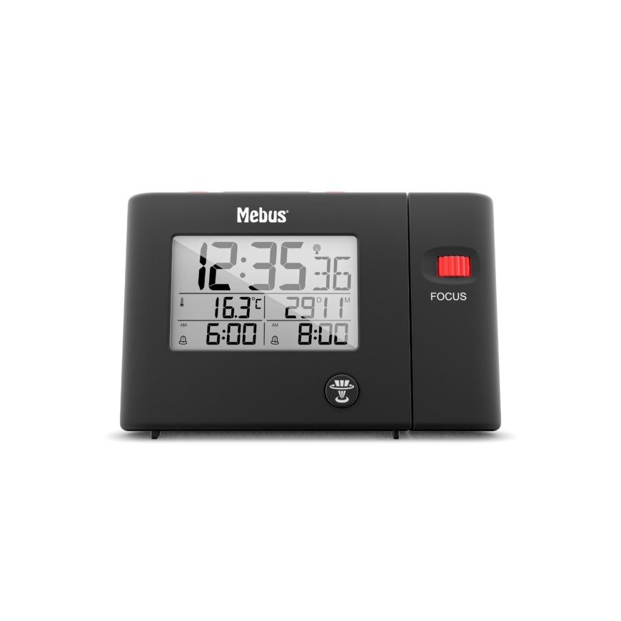 Mebus 25795 modinātājpulkstenis/taimeris Digitāls modinātājs Melns