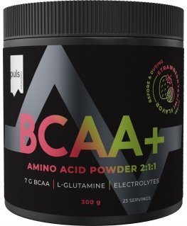PULS BCAA+ Mansikka & Kiivi -treenijuoma, 300 g