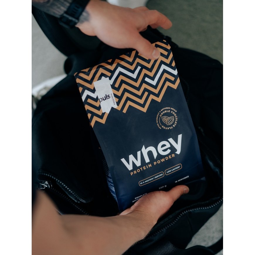 PULS Whey Double Chocolate -proteiinijauhe, 1 kg – 2