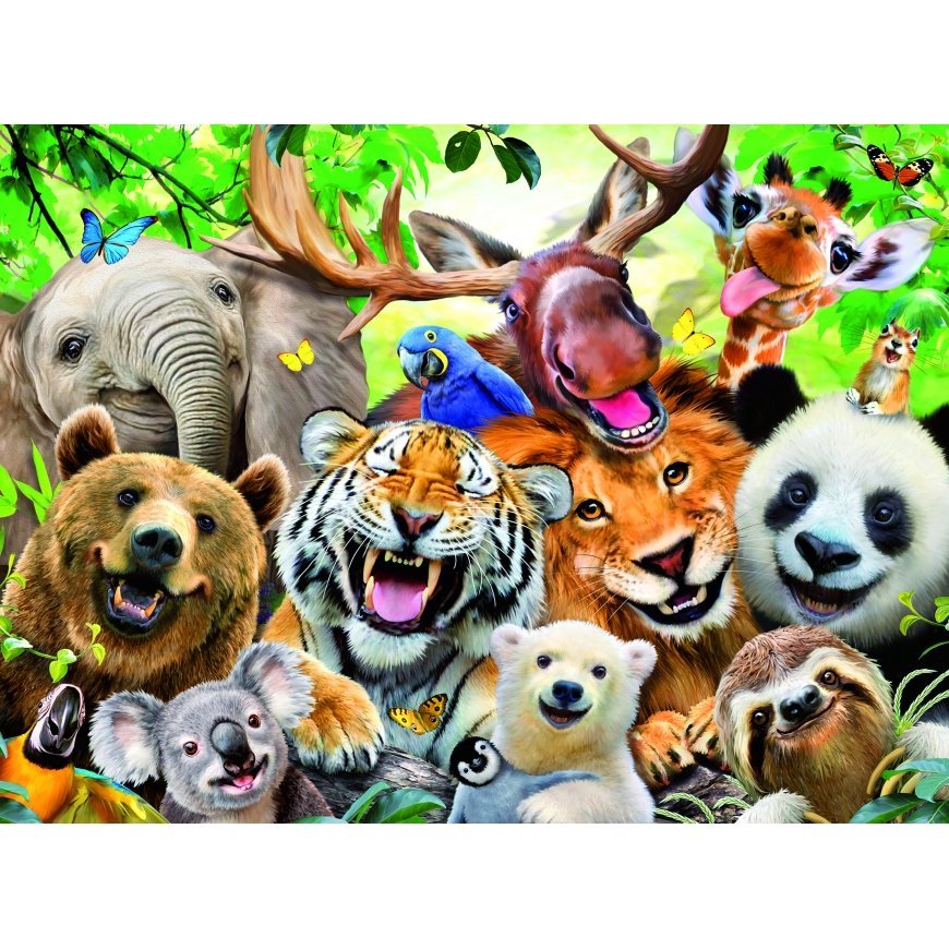 Ravensburger puzzle 300 pcs Exotic animal selfie – 2