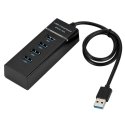 RoGer AD15651 USB 3.0 Hubs - Sadalītājs 4 x USB 3.0 / 5 Gbps RoGer AD15651 USB 3.0 Hubs - Sadalītājs 4 x USB 3.0 / 5 Gbps