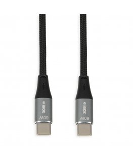 iBOX IKUTC USB-C kaabel 60W 1m Must