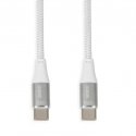 iBOX IKUTC USB-C kabelis 60W 1m Balts iBOX IKUTC USB-C kabelis 60W 1m Balts