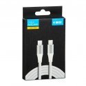 iBOX IKUTC USB-C kabelis 60W 1m Balts iBOX IKUTC USB-C kabelis 60W 1m Balts