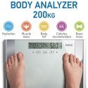 Tatkraft Fitness Digital Body Scale 200kg / 440Lbs Fat Bone Mass Hydration Muscle Analyzer 39X30cm w Tatkraft Fitness Digital Body Scale 200kg / 440Lbs Fat Bone Mass Hydration Muscle Analyzer 39X30cm w