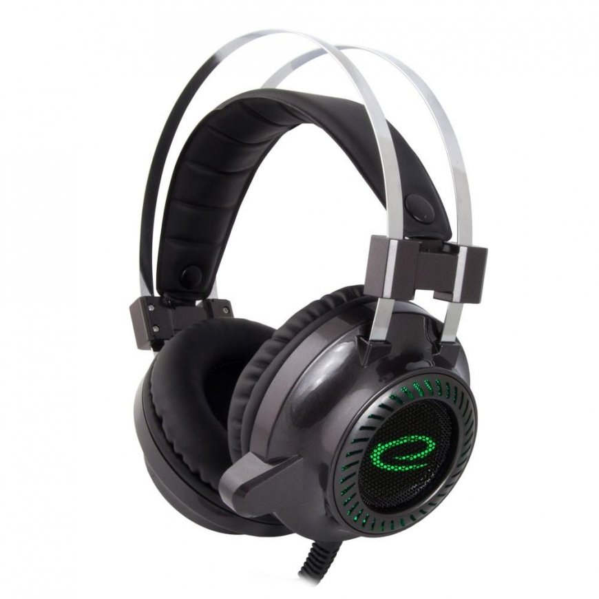 Gaming headphones Esperanza Toxin EGH460, LED, 2x 3.5mm + USB, Black