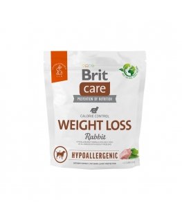 BRIT Care Hypoallergenic Adult Weight Loss Rabbit - dry dog food - 1 kg