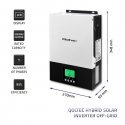 Qoltec 53876 hibrīds saules invertors bez tīkla 2.4KW | 80A | MPPT | Sinuss Qoltec 53876 hibrīds saules invertors bez tīkla 2.4KW | 80A | MPPT | Sinuss