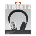 Voice Assistant Bluetooth ausinės STREETZ asistento mygtukas, 3,5 mm prievadas, juodos spalvos / HL- Voice Assistant Bluetooth ausinės STREETZ asistento mygtukas, 3,5 mm prievadas, juodos spalvos / HL-