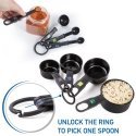 Tatkraft Grip 14-Piece Kitchen Utensils Set, Turner, Peeler, Can Opener, 4 Measuring Cups, 4 Measuri Tatkraft Grip 14-Piece Kitchen Utensils Set, Turner, Peeler, Can Opener, 4 Measuring Cups, 4 Measuri