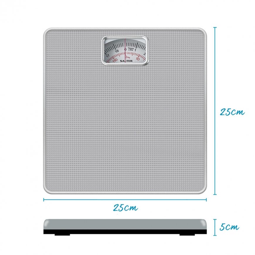 Salter 433 SVDR Mechanical Bathroom Scale Silver – 4