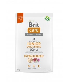 BRIT Care Hypoallergenic Junior Large Breed Lamb - dry dog food - 3 kg