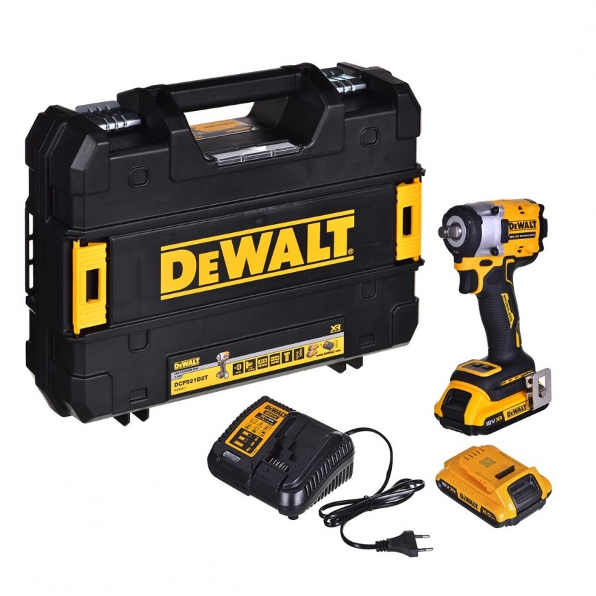 DeWALT Klucz udarowy 1/2" 18V 2x2