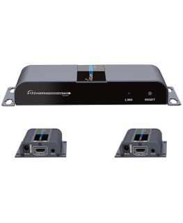 HDMI siųstuvas DELTACOIMP per Ethernet kabelį, 1080p in 60Hz, iki 40m, juodas / HDMI-275