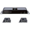HDMI siųstuvas DELTACOIMP per Ethernet kabelį, 1080p in 60Hz, iki 40m, juodas / HDMI-275