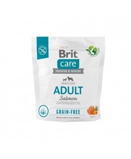 BRIT Care Dog Grain-free Adult Small & Medium Salmon - dry dog food - 1 kg