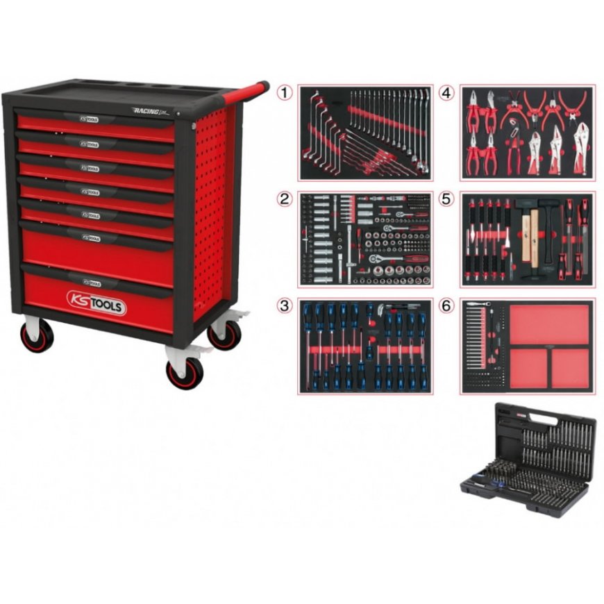 KS Tools Instrumentu ratiņi RACINGline, 7