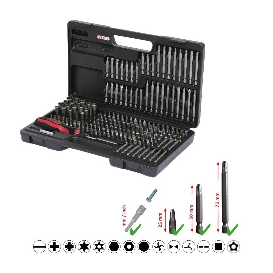 Instrumentu ratiņi RACINGline, 7 atvilktnes + 598 detaļu komplekts, KS Tools – 2
