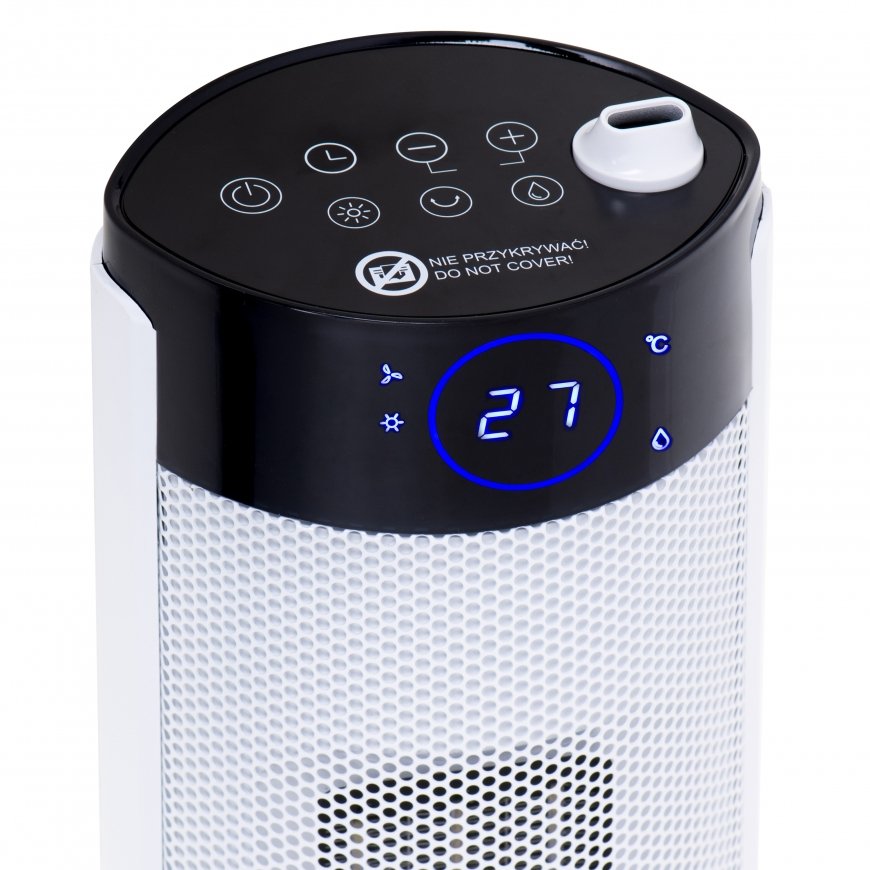 Adler Tower Fan Heater with Humidifier AD 7730 Ceramic, 2200 W – 2